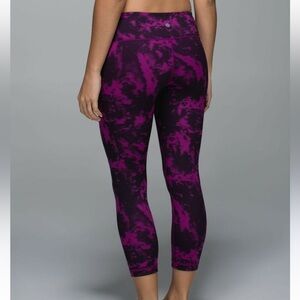 Lululemon Wunder Under Crop Breezie Regal Plum *Luon